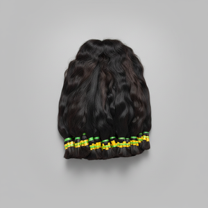 Premium Unprocessed Indian Hair Bundle Bone Straight Virgin Human Hair Bulk Extension for Salon Use - Product Image 1