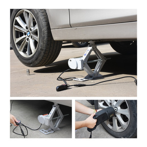 ZHUO ZS2SJ-B01 Steel Hydraulic <strong>Electric</strong> <strong>Jack</strong> 3Ton Portable <strong>Car</strong> Lifting Wrench DC 12V Scissor Tire Change Repair Tool - Product Image 3