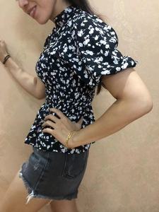 Nuevo Modelo de Blusa de Poliéster para Mujer, Estilo Coreano Vintage, Cuello Mao Largo Tejido - Product Image 3