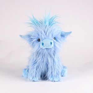 Custom Simulated <b>Cow</b> Stuffed Animals Scottish Highland Plush <b>Cow</b> Soft Farm Plushie Toys Dolls Pillows for Kids Birthday Gifts - Product Image 3