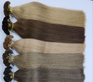 Extensiones de Cabello Humano con Punta Plana, Remy Liso, 60cm, Trama Individual, Color Natural - Product Image 4