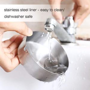 Cenicero de Bambú y Madera para Cigarrillos, con Diseño Moderno, Redondo, Portátil, Resistente al Viento, de Acero Inoxidable, para Uso en el Hogar y Hoteles - Product Image 4