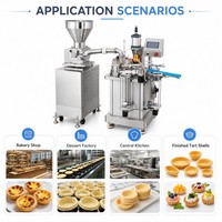 Presse automatique pour la fabrication de tartelettes, machine à mouler les coques de tartelettes aux œufs à vendre