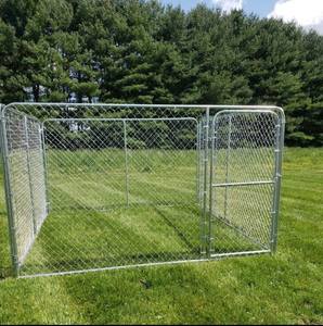 Büyük boy zincir bağlantı çit Pet House köpek kulübesi kafes - Product Image 5