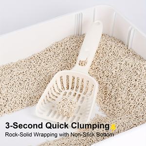 Tofu-Modell Recycling papier Pellet Spülbar Biologisch abbaubar Umwelt freundlich Staub arm Staubfrei Leicht gewichtiger Katzenstreu 2,4 kg Packung - Product Image 2