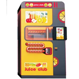 Unbemannte Fruchtsaft-Dispensermaschine gewerbe im Freien mit Bargeld Münzeinwurf Kreditkarte