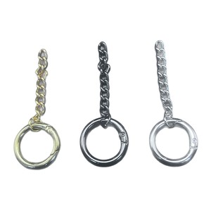 <b>Bag</b> Hanger Zinc Alloy Chain With Spring Ring And Lobster Clasp For DIY Jewelry <b>Accessories</b> 3 Piece Set - Product Image 1