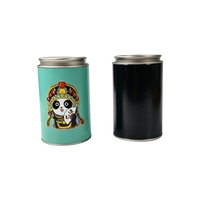 Boîte en métal cylindrique ronde, boîte de rangement multi-usages pour aliments, thé, bonbons, emballage cadeau, stock disponible, personnalisation possible