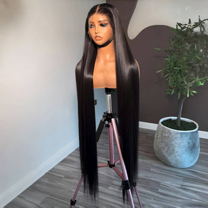 Mヘアライン13x4 HDレース正面ベトナム髪 #1bストレート<span class=keywords><strong>13</strong></span>*<span class=keywords><strong>6</strong></span> HDフルレース正面人間髪グルーレス7*7レース閉鎖 - Product Image 2