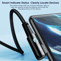 Câbles de données Toocki, câbles de charge USB tressés de marque originale, câble de données vers USB C pour téléphone pour le jeu