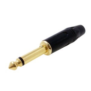 Connecteur de prise de téléphone mono TS 6.35mm Connecteurs de catégorie de produit de haute qualité - Product Image 1