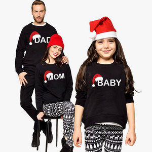 Sudadera de manga larga con cuello redondo para padres e hijos, <span class=keywords><strong>ropa</strong></span> a juego para Familia - Product Image 1