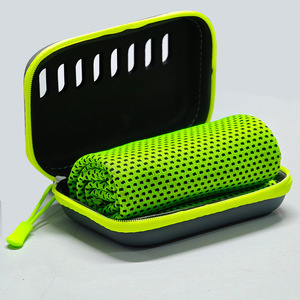 Nueva Toalla Deportiva de Secado Rápido, Color Sólido, Poliéster, Toallas Refrescantes para Exteriores, Toallas Absorbentes para Gimnasio en Caja de EVA para Deportes al Aire Libre - Product Image 5