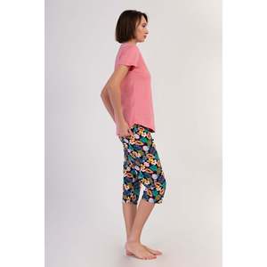 Combinaison de nuit ovale à manches courtes et col rond pour femmes - Product Image 3