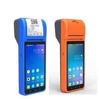 Terminal de point de vente mobile Android portable 5,5 pouces, caisse enregistreuse tout-en-un, systèmes POS, imprimante, scanner, NFC, 4G, Wifi, BT pour la vente au détail