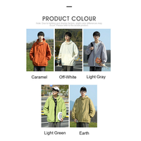 Veste coupe-vent légère unisexe à manches longues avec fermeture éclair intégrale et capuche, protection solaire, pour l'extérieur, été, tailles S-3XL, marque privée OEM