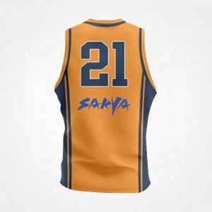 Canottiere personalizzate con Logo basket indossa l'<span class=keywords><strong>ultimo</strong></span> Design completo della <span class=keywords><strong>maglia</strong></span> da basket a sublimazione - Product Image 6