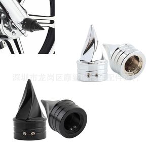 Hao Chang ฝาครอบเพลาหน้ารถจักรยานยนต์11x7x7อลูมิเนียม CNC สำหรับ Harley Traveler Sport dinah softtail ซีรีส์ - Product Image 5