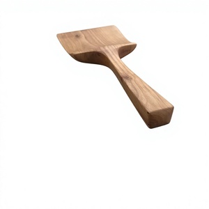 Spatule de service en bois naturel faite à la main, nouveau style chinois, écologique, légère, ustensile de cuisine - Product Image 4