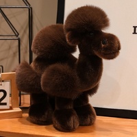 Adorable Peluche Chameau de Simulation, Compagnon de Table et Décoration