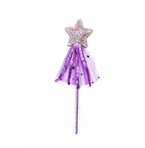 Varitas <span class=keywords><strong>con</strong></span> purpurina de estrella para Halloween Angel Fairy Stick Party Favors <span class=keywords><strong>con</strong></span> cinta para Cosplay cumpleaños o boda - Product Image 5