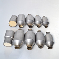 Universal DPF DOC SIC SCR Filter konverter katalis 2.5 inci 2 inci 3 inci konverter baja tahan karat katalis