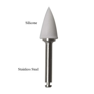 Polisseuse <span class=keywords><strong>dentaire</strong></span> en silicone pour pièces à main composites et émaillées fraises de polissage cône flamme outils de pierre blanche blanchiment des dents - Product Image 3