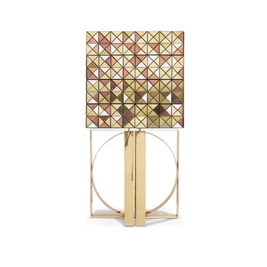 Mueble de Almacenamiento HJ Home Pixel con Patas Doradas, Organizador Único y Colorido, Mueble para el Hogar, Aparador Boca Do <span class=keywords><strong>Lobo</strong></span> - Product Image 2