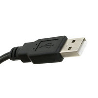 Échantillon gratuit Câble d'imprimante USB 2.0 mâle à angle droit 90 degrés en forme de L mâle B avec noyau en ferrite gaine en PVC tressée pour appareils photo
