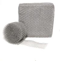Maille métallique tricotée en acier inoxydable 304 316 pour filtre gaz-liquide, dégazisseur / blindage en maille métallique tricotée en nickel Inconel cuivre
