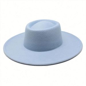 Chapeau Fedora Tendance et Élégant pour Femme, Bord Large de 9,5 cm, Personnalisable, en Coton, Idéal pour Soirées, Spectacles, Événements Décontractés, Pêche, Affaires et Activités de Plein Air - Product Image 5