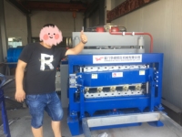 Machine à modeler la feuille trapézoïdale en acier galvanisé, 2 types de rouleau de carrelage, acier et aluminium rainuré