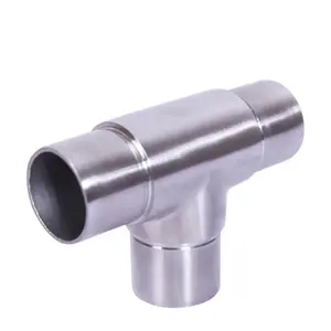Durable Stainless Steel Tube Connector For Contemporary Handrail