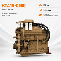 Mesin Diesel SCDC Cums Cum KTA19-C600 600HP 19L 6-Silinder Berpendingin Air untuk Penggunaan Industri dan Genset Tugas Berat
