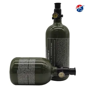 0,38 l 0,79 l Paintball-Aluminium flasche 22Ci Paintball HPA-Tank mit Regelventil