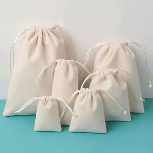 Wholesale Custom Luxury Logo Small Velvet <b>Drawstring</b> <b>Bag</b> Hot Sale Phone Purse <b>Makeup</b> Toiletry Storage Pouch Gift Candle Craft - Product Image 6