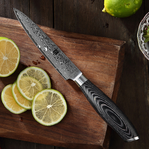 XINZUO Professional 3 pezzi in stile giapponese Pakka Wood damasco 10Cr Steel Sharp Kitchen <span class=keywords><strong>Chef</strong></span> Knife <span class=keywords><strong>Set</strong></span> - Product Image 5