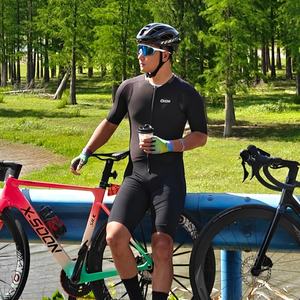 Set ciclismo traspirante comodo abito da ciclismo <span class=keywords><strong>tuta</strong></span> pelle <span class=keywords><strong>per</strong></span> <span class=keywords><strong>ciclisti</strong></span> - Product Image 2