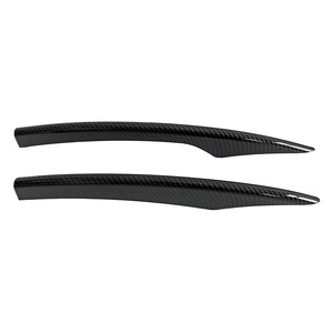 Carbon Fiber Car Window Weather Shields For Mercedes Benz E Class 213 Sport Edition Black Pattern 3m Tape Install - Product Image 4