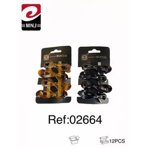 Fermagli per capelli BUCUN, 12 pezzi, colori assortiti, per acconciature da donna - Product Image 3