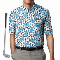 Vente en gros Custom Dye Sublimation impression chemise de golf hommes vêtements design golf vêtements marques