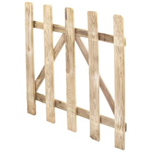 Cancello in Legno Impregnato MAREMMA 100X90CM - Product Image 1