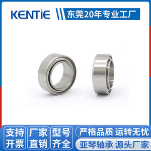 ตลับลูกปืนเม็ดกลมร่องลึก SR168ZZEE ผลิตโดยผู้ผลิต ทำจากสแตนเลส ขนาดไม่ได้มาตรฐาน 6.35*9.52*3.9 มม. พร้อมวงแหวนด้านในแบบขยาย - Product Image 3