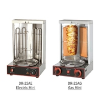 Brochettes de kebab shawarma, gaz, poulet, shawarma, shawarma, 2 brûleurs, machine à shawarma, portable, prix robot