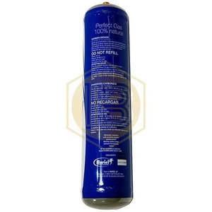 Bombola di Gas CO2 per Uso Alimentare da 600g, Volume Netto 950ml, Pressione 36 Bar - Product Image 4