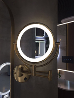 Usine de décoration d'hôtel et de maison, miroir mural éclairé, maquillage mural, loupe de salle de bains, miroir LED