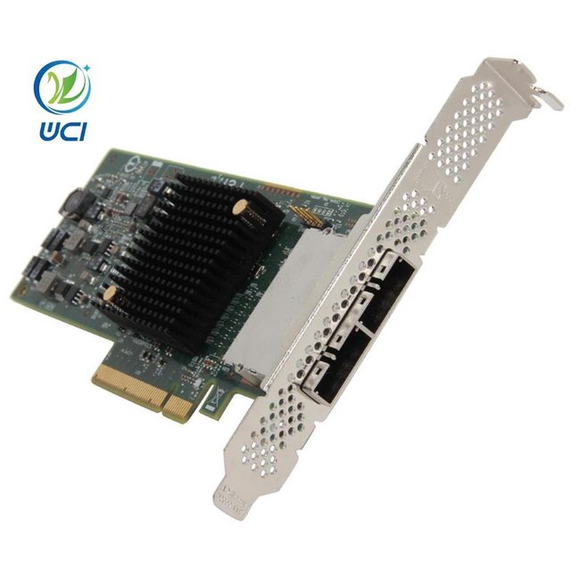 Original Megaraid 9207-8e Broadcom Lsi Sas 6gb/S 8-Port Pci-E External Jbod Hba Raid Card Sas9207-8e Pcie 3.0 Sas 2.0 Lsi00300