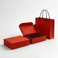 Boîte d'emballage de gâteau personnalisée écologique en gros, boîte à sushi chinoise et sac en papier, boîte à biscuits recyclée avec séparateur