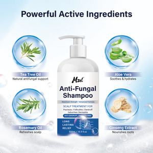 Shampoo antifongique pour le traitement du cuir chevelu, contre la dermatite séborrhéique, les pellicules, les démangeaisons et la sécheresse - Product Image 3