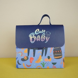 Box Printing Children's Snack Beauty Gift Gift <strong>Cardboard</strong> <strong>Suitcase</strong> Box with Handle for Children - Product Image 2